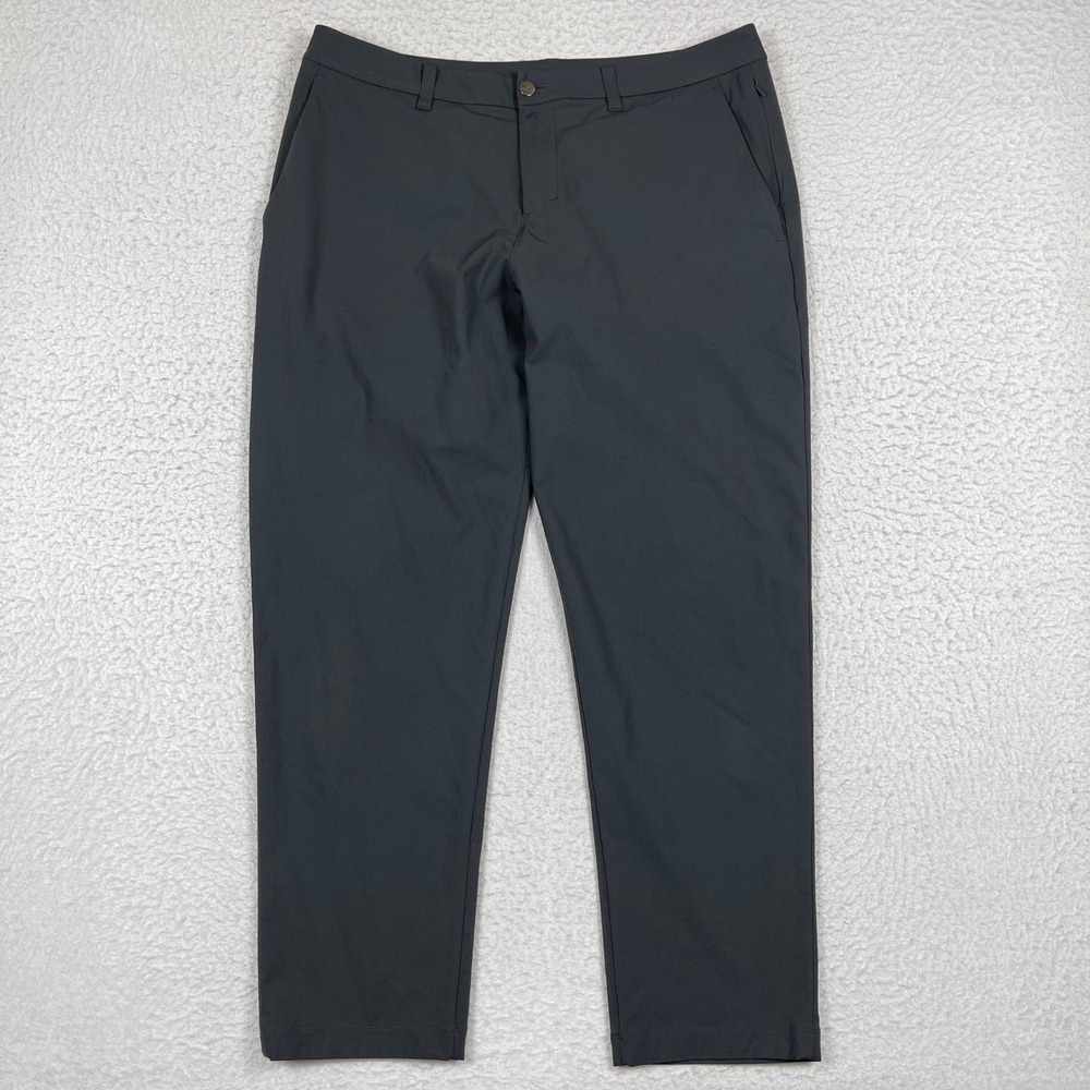 Lululemon Pants Mens 36 Graphite Grey ABC Classic Fit‎ Chino Warpstreme Tech